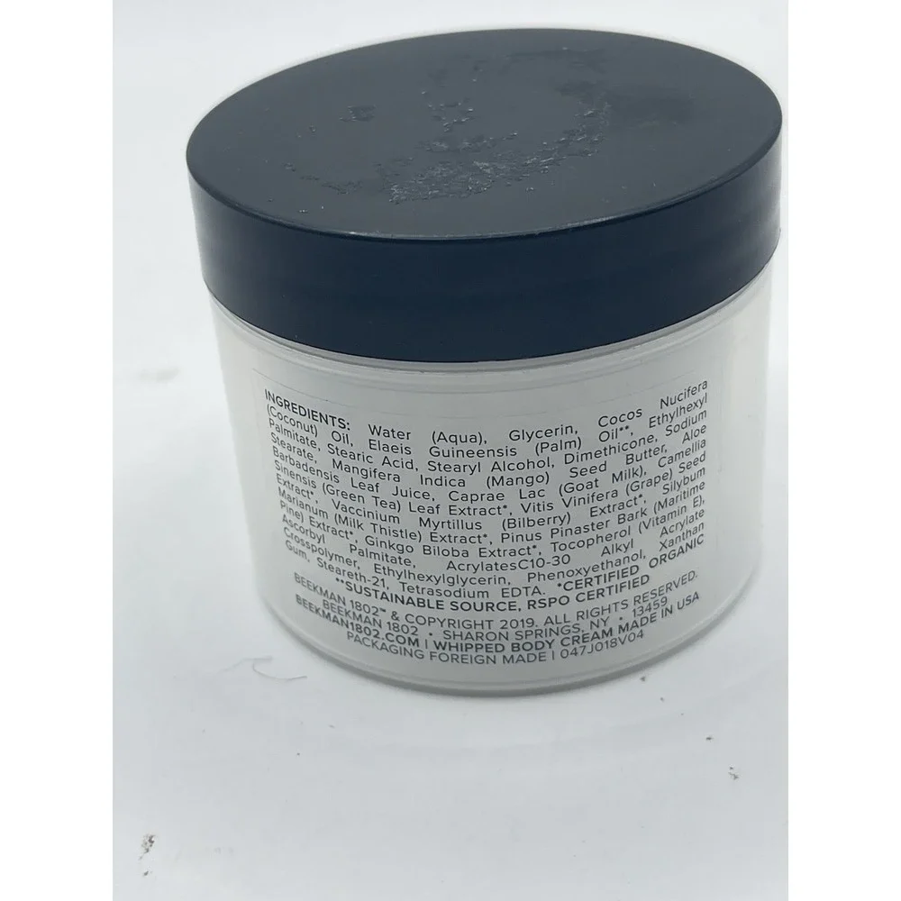 Beekman 1802 Whipped Body Cream Pure Goat Milk 2 oz‎ NEW/ SEALED